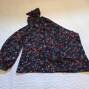 Never worn Jcrew one shoulder blouse